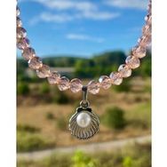Mizalle Pembe İnci Detaylı Kolye