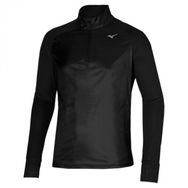 Mizuno Hybrid Siyah Uzun Kollu Yarım Fermuarlı Erkek Sweatshirt