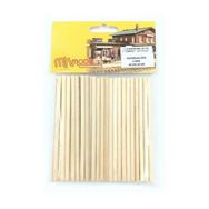 Mk Model Bambu 4 mm 10 cm 50 Adet Yuvarlak Çıta