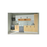 Mobilique 340 cm Ahşap Beyaz Tezgahsız Hazır Mutfak