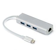 Mobitell Type-c To 3x Usb Hub Ve Gigabit Ethernet Adaptör