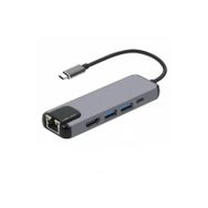 Mobitell Type-C to 4k HDMI RJ45 5 in 1 Dönüştürücü Adaptör