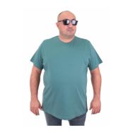 Moc Grande 11100 Büyük Beden Basic Çağla Erkek T-shirt