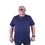 Moc Grande 11100 Büyük Beden Basic Marin Erkek T-shirt