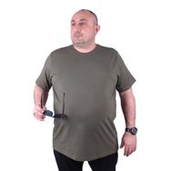 Moc Grande 11160 Büyük Beden Haki Erkek T-shirt