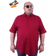 Moc Grande 11300 Bordo Keten Erkek Gömlek