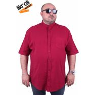 Moc Grande 11303 Bordo Keten Erkek Gömlek