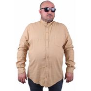 Moc Grande 11308 Camel Keten Erkek Gömlek