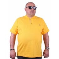 Moc Grande 11501 Polo Büyük Beden Sarı Erkek T-shirt
