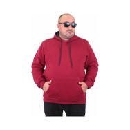 Moc Grande 11700 Bordo Kapüşonlu Erkek Sweatshirt