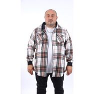 Moc Grande 22202 Haki Büyük Beden Çift Cep Oduncu Erkek Sweatshirt