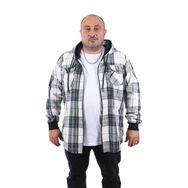 Moc Grande 22202 Yeşil Büyük Beden Çift Cep Oduncu Erkek Sweatshirt