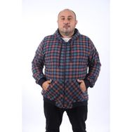 Moc Grande 22208 Petrol Büyük Beden Kanguru Cep Square Erkek Sweatshirt