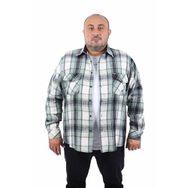 Moc Grande 22216 Yeşil Çift Cep Big Plaid Oduncu Erkek Gömlek
