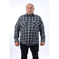 Moc Grande 22217 Nefti Çift Cep Kapaklı Small Plaid Oduncu Erkek Gömlek