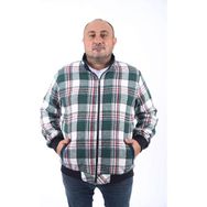 Moc Grande 22219 Nefti Büyük Beden Dik Yaka Oduncu Erkek Sweatshirt