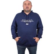 Moc Grande 22702 Lacivert Kapüşonlu Erkek Sweatshirt