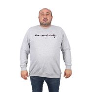 Moc Grande 22704 Gri New York City Erkek Sweatshirt