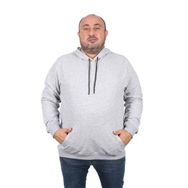 Moc Grande 22705 Gri Kapüşonlu Erkek Sweatshirt