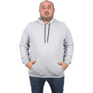 Moc Grande 22705 Gri Kapüşonlu Erkek Sweatshirt