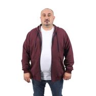 Moc Grande 22718 Bordo Büyük Beden Direction Erkek Sweatshirt