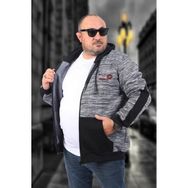 Moc Grande 22726 Siyah Büyük Beden Frontier Erkek Sweatshirt