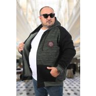 Moc Grande 22727 Bordo Büyük Beden New York College Erkek Sweatshirt