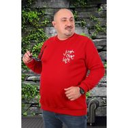 Moc Grande 22733 Kırmızı Erkek Sweatshirt