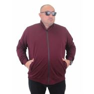 Moc Grande 22750 Mürdüm Fermuarlı Erkek Sweatshirt