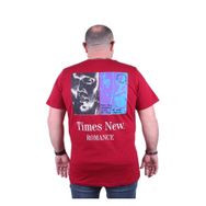 Moc Grande 23104 Romance Büyük Beden Bordo Erkek T-shirt