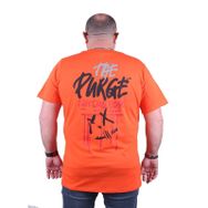 Moc Grande 23106 The Purge Büyük Beden Turuncu Erkek T-shirt