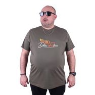 Moc Grande 23112 Wings Büyük Beden Haki Erkek T-shirt