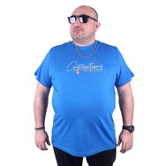 Moc Grande 23113 The Next Büyük Beden Saks Erkek T-shirt