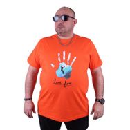 Moc Grande 23117 Surf Büyük Beden Turuncu Erkek T-shirt