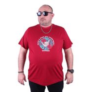 Moc Grande 23119 Sıfır Yaka Summer Bordo Erkek T-shirt