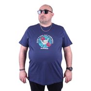 Moc Grande 23119 Summer Büyük Beden Marin Erkek T-shirt