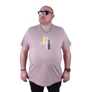 Moc Grande 23121 Fantastic Büyük Beden Toprak Erkek T-shirt