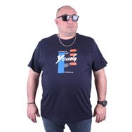Moc Grande 23124 Young Büyük Beden Lacivert Erkek T-shirt