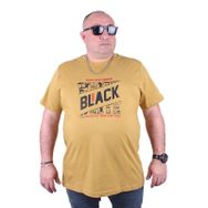 Moc Grande 23127 Black Büyük Beden Limon Erkek T-shirt