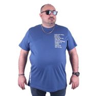 Moc Grande 23128 Beyond Self Büyük Beden İndigo Erkek T-shirt
