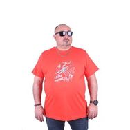 Moc Grande 23132 Lightning Büyük Beden Nar Çiçeği Erkek T-shirt