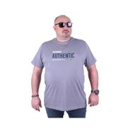 Moc Grande 23134 Authentic Büyük Beden Gri Erkek T-shirt