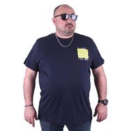 Moc Grande 23137 Outside Büyük Beden Lacivert Erkek T-shirt