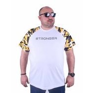 Moc Grande 23146 Raglan Sleeve Camouflage Hardal Erkek T-shirt