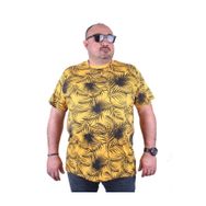 Moc Grande 23148 Palm Leaf Büyük Beden Sarı Erkek T-shirt