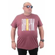 Moc Grande 23178 Büyük Beden Basic Eflatun Erkek T-shirt