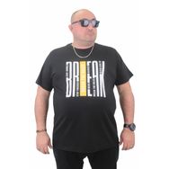 Moc Grande 23178 Büyük Beden Basic Siyah Erkek T-shirt