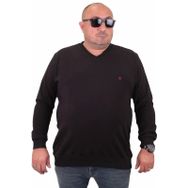 Moc Grande 23201 Siyah Selanik V Yaka Erkek Sweatshirt