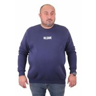 Moc Grande 23204 İndigo Sıfır Yaka Erkek Sweatshirt