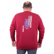 Moc Grande 23205 Bless Bordo Erkek Sweatshirt